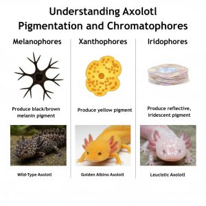 Axolotl Color Genetics: Chromatophores & Pigment Cells